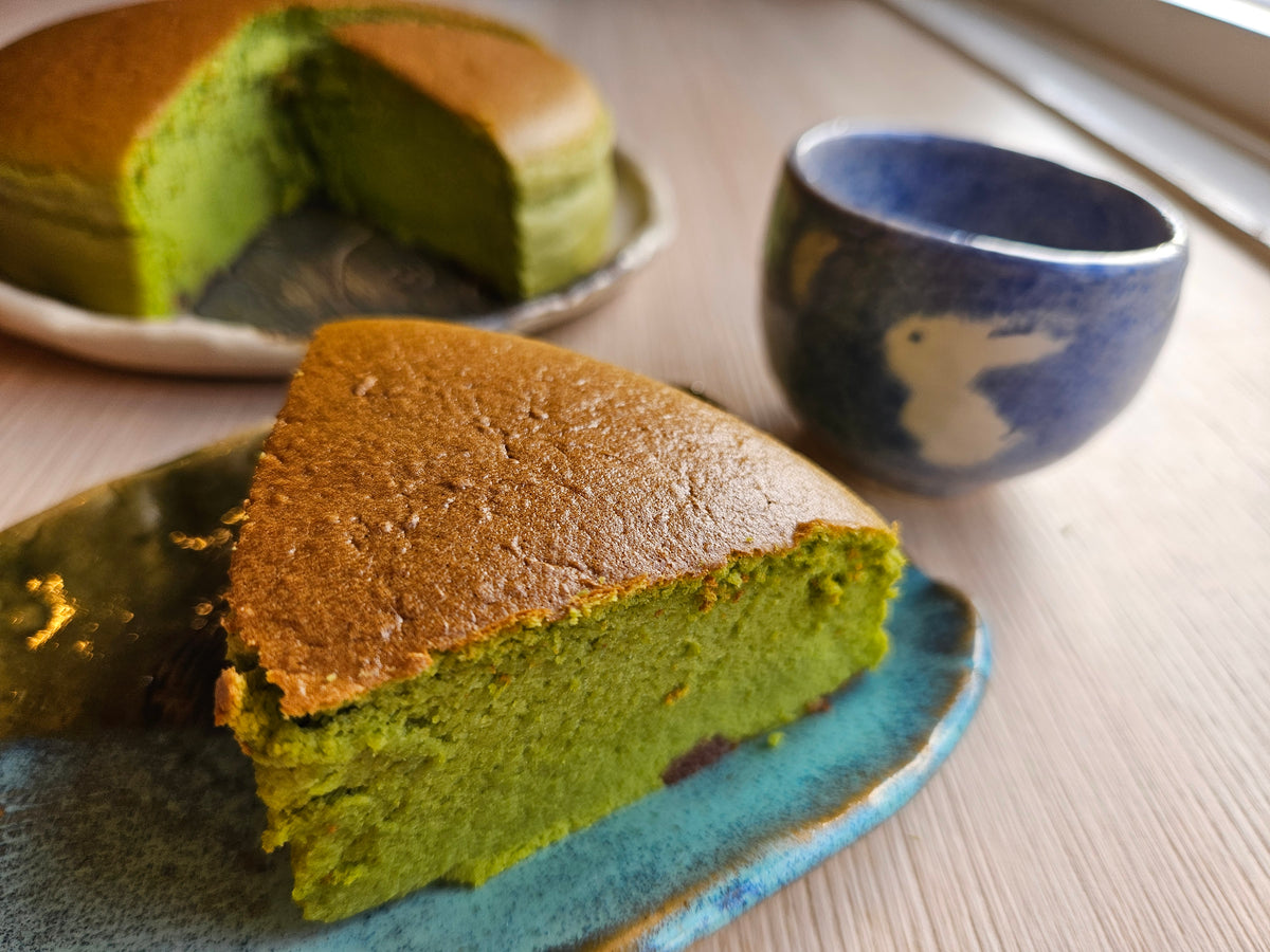 Japansk grønn te-ostekake