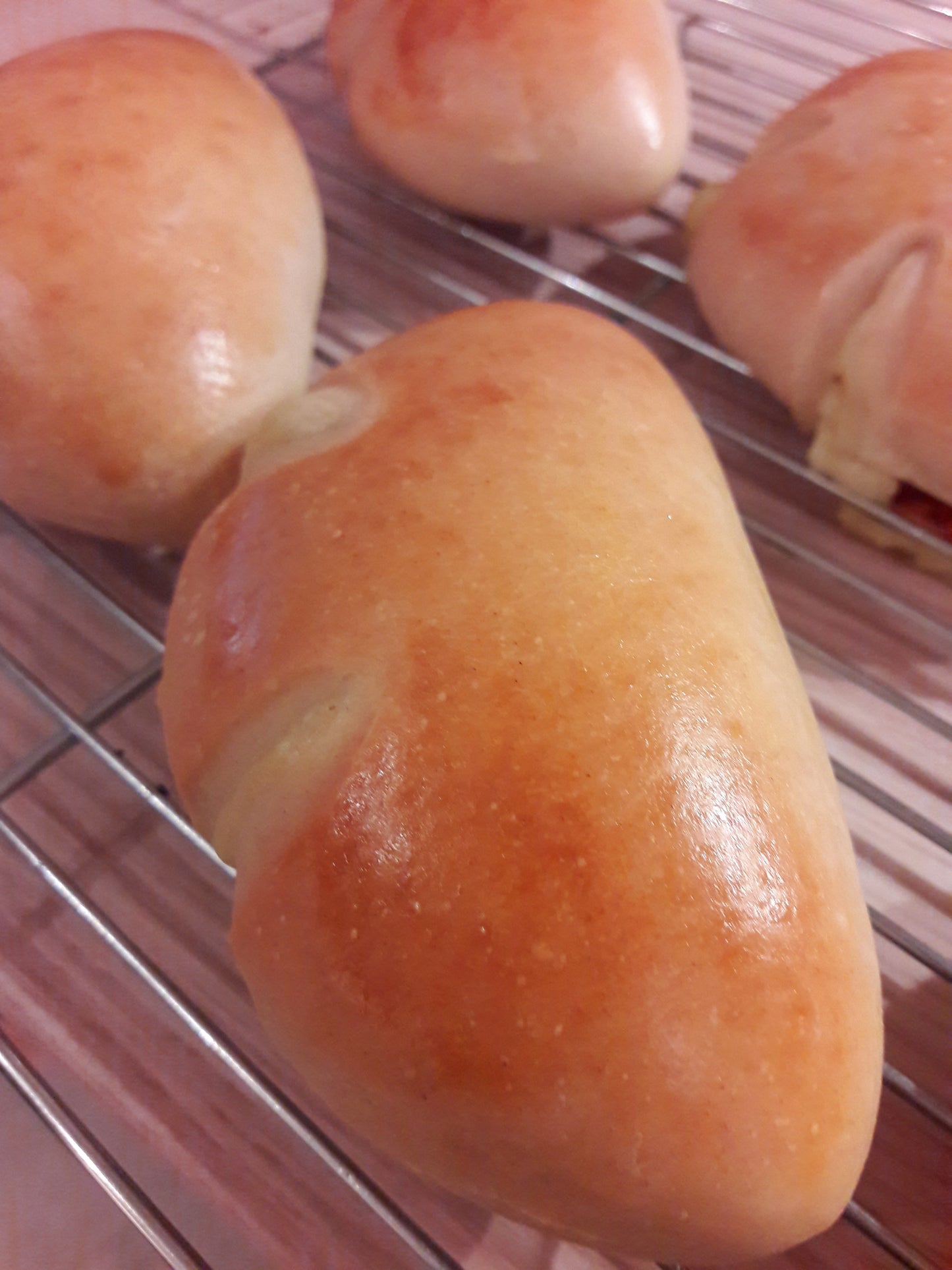 Brød med vaniljekrem