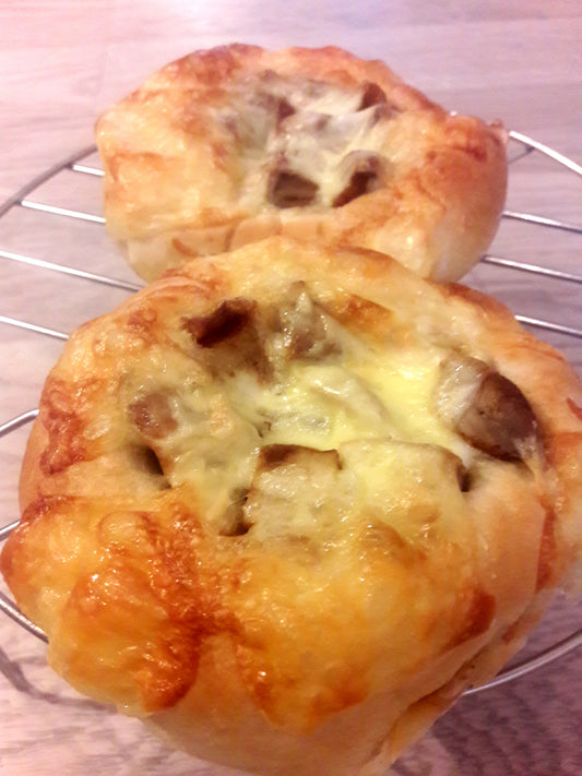 Teriyaki kylling, aioli og ost